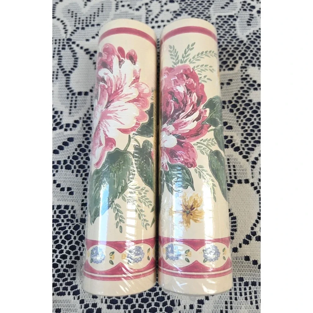 Wallpaper Border Pink Floral Carnations Hopewell Wall Borders 5 Yards X 2 NOS